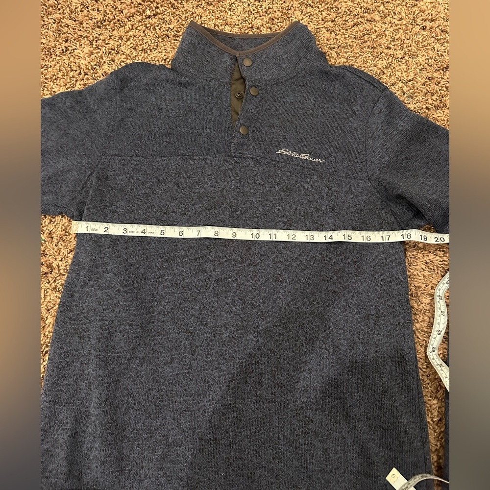 Eddie Bauer Radiator Fleece Snap-Front Pullover - Picture 4 of 6